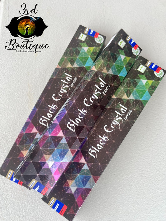 Black Crystal Incense Sticks