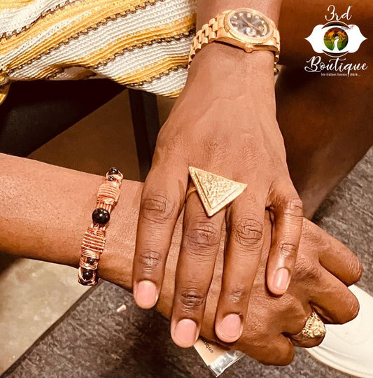 Mir (Pyramid ) Adjustable Ring