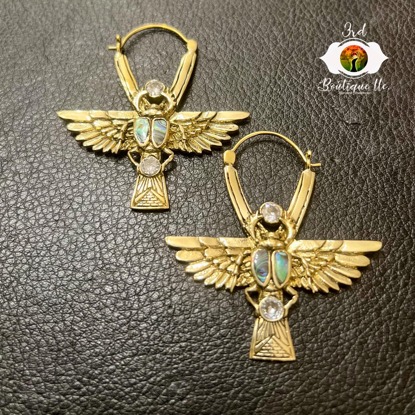 Scarab Ankh Ear Adornment