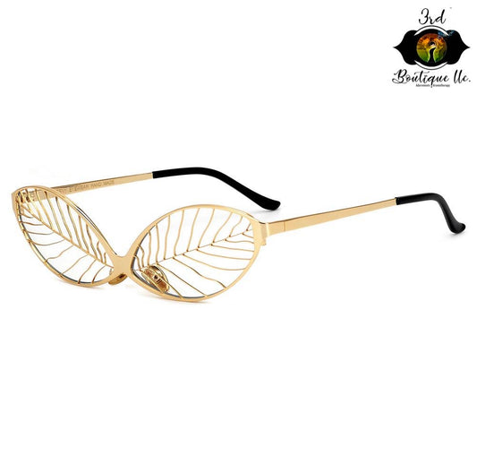 Golden Leaf Eye Wear Adornment