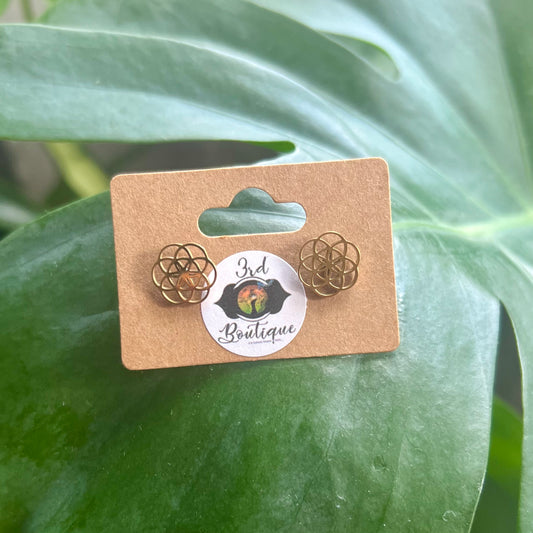 Tree of Life Mandala Stud Earnings