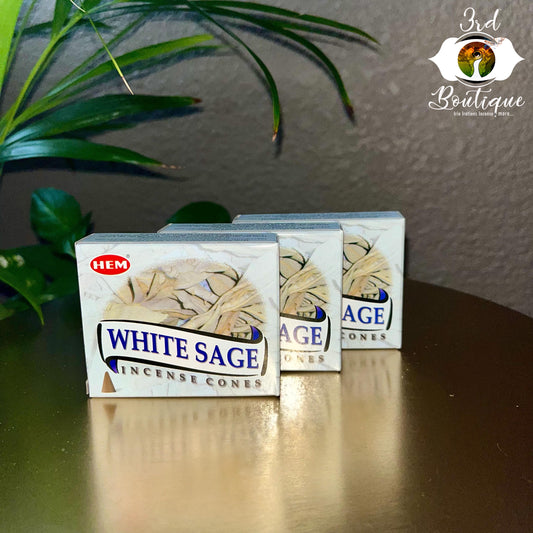 White Sage Cones