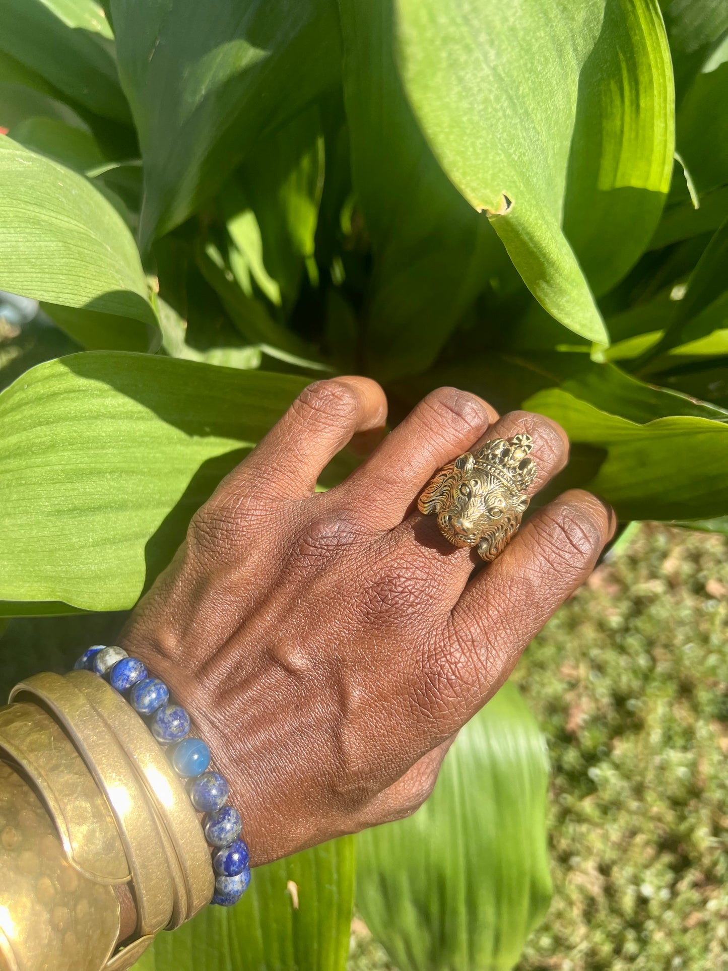 Lion’s Head Ring