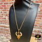 Rose Quarts Royal Scarab Necklace