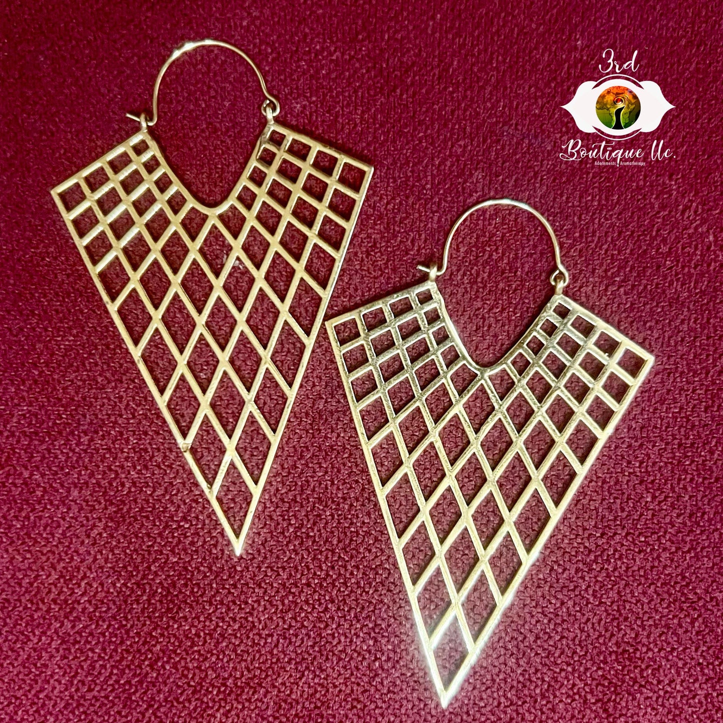 V Webbed Earring