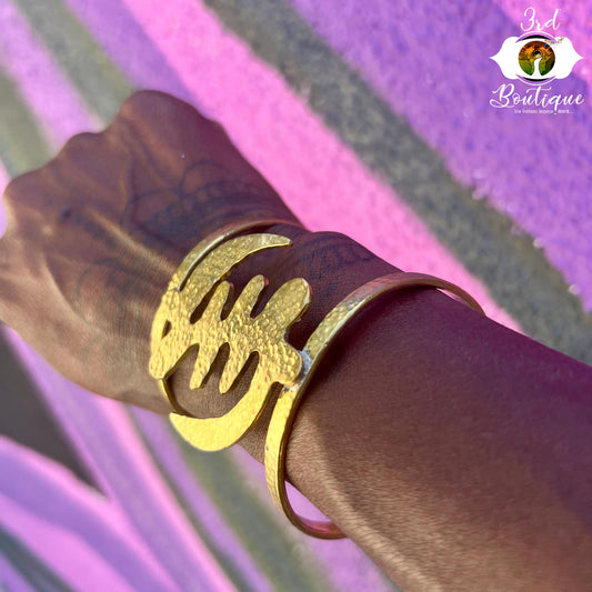 Gye Nyame Cuff Bracelet