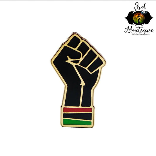 Black Power Fist Pin