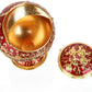  Imperial Vintage Ashtray | Deep Red & Gold