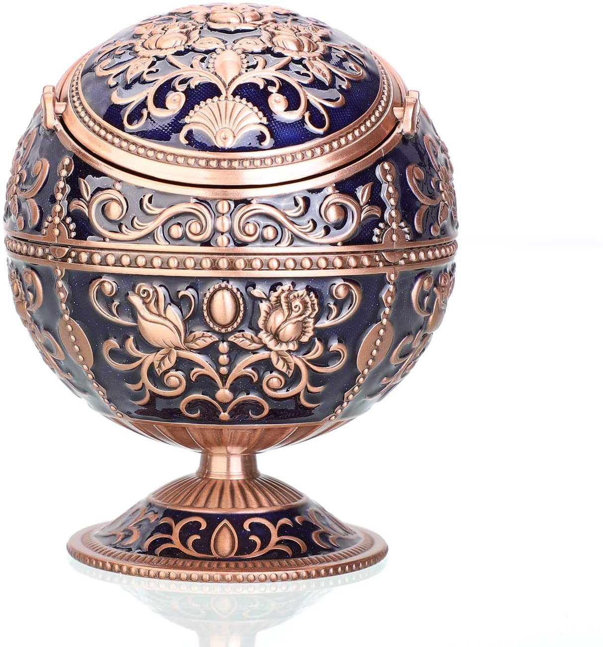  Imperial Vintage Ashtray | Navy Blue & Copper