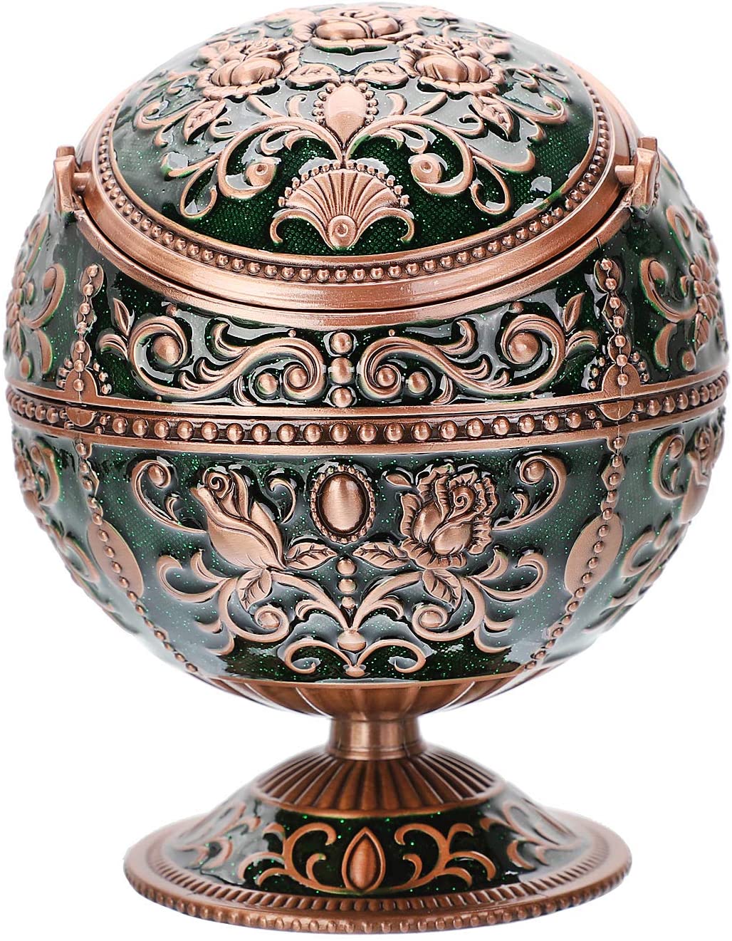  Imperial Vintage Ashtray | Jasper Green & Copper