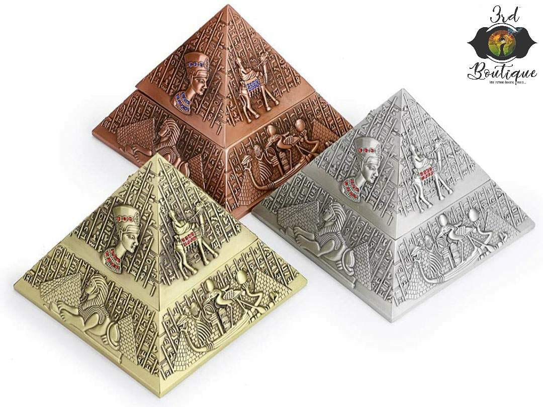 Retro Kemetic / Egyptian Astray in Bronze, Silver and Gold