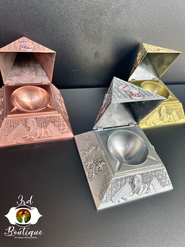 Retro Kemetic / Egyptian Astray in Bronze, Silver and Gold