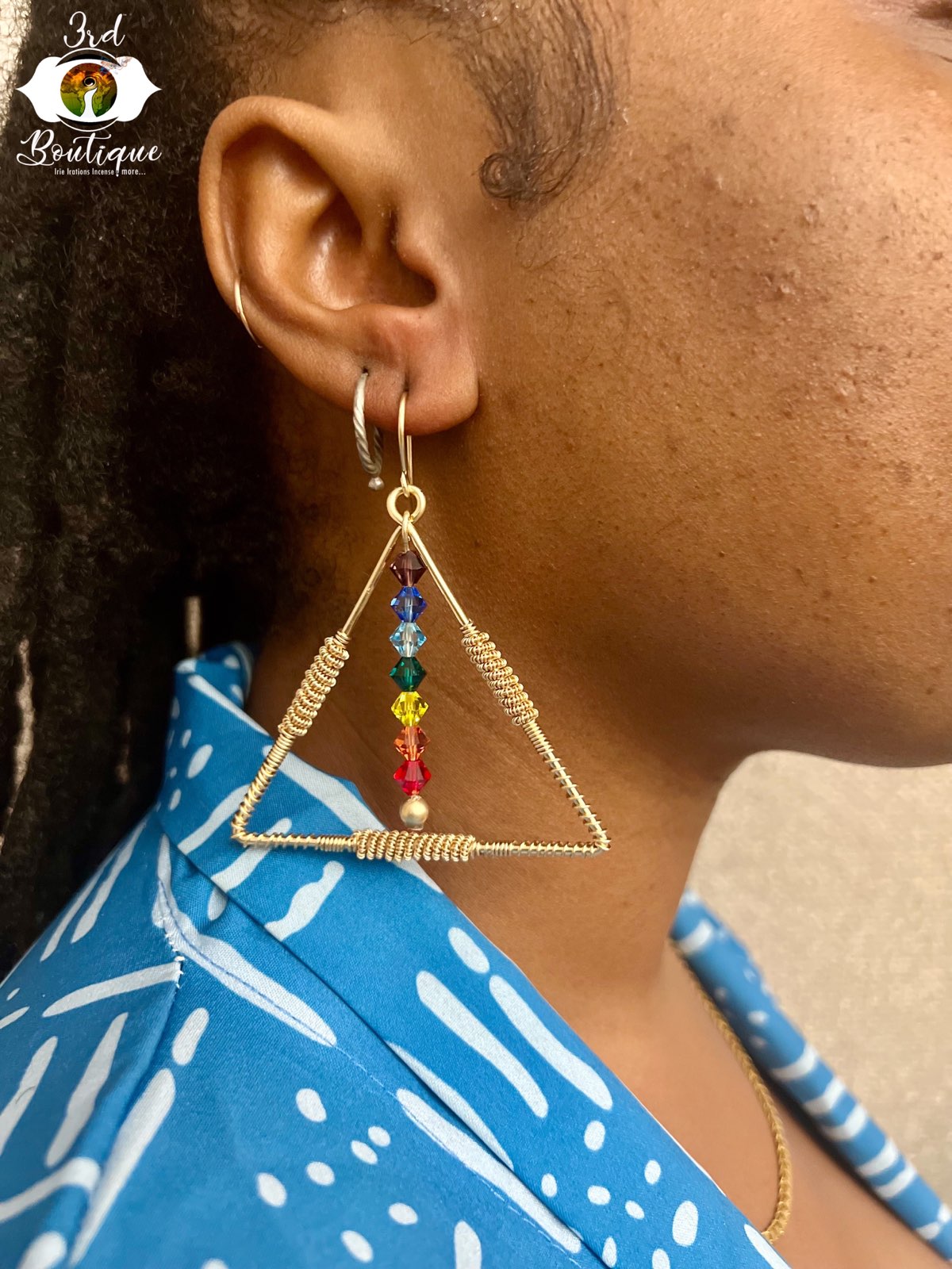 Mir Chakra Earrings I Gold