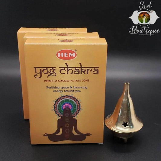 Yoga Chakra Cone Incense