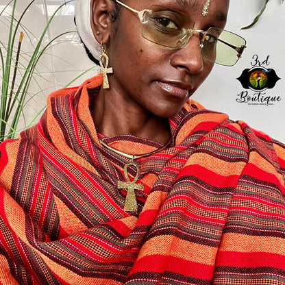 Brass Ankh Neck Collar Necklace